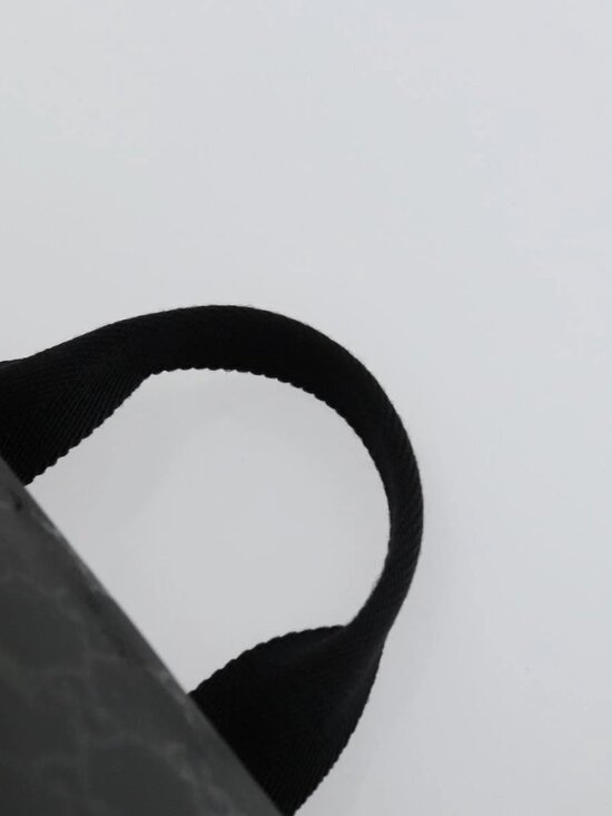GUCCI GG Implementation Web Sherry Line Backpack Black Silver 347984 Auth ka1009 main image 7